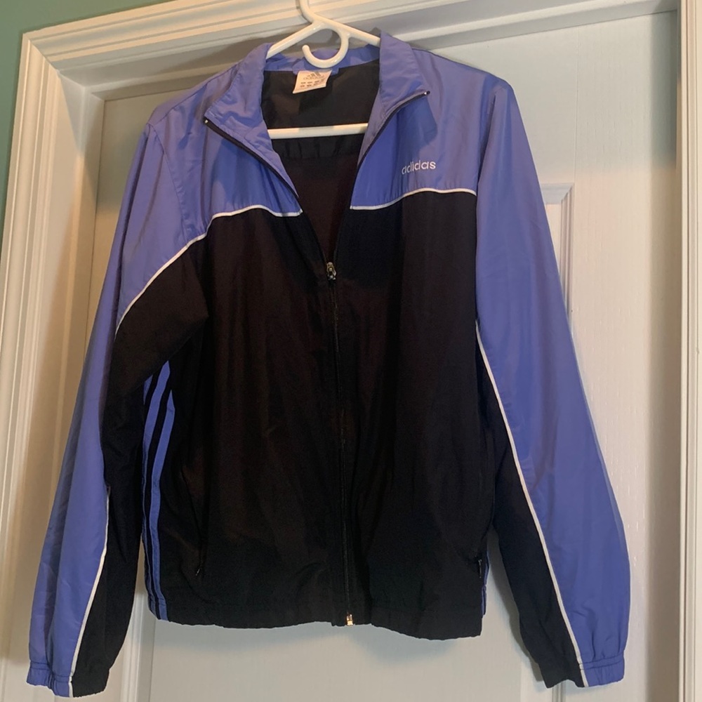 Adidas blue runner jacket
